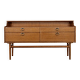 Midcentury Meredew Sideboard / Chest Of Drawers In Walnut. Vintage Modern / Retro / Scandinavian / D