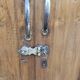 Ancien vaisselier en teck birman