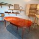DINING TABLE IN EXOTIC WOOD IN PERFECT CONDITION