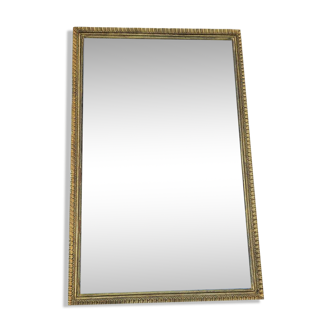 Large Antique Gilded Mirror Height 105 cm