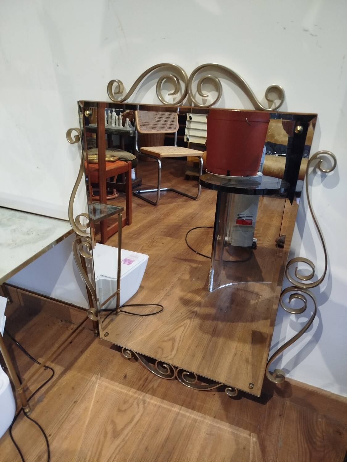 moustache mirror, 1950s