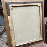 José Colomer: oil on canvas seen from a street in Gerona, Spain circa 1960