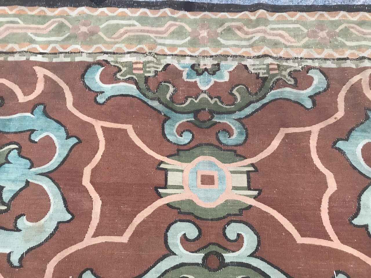 Carpet Aubusson 19th hand woven 208x306 cm