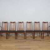Mid-Century Teak and Leather Dining Chairs by Leslie Dandy for G-Plan, 1960