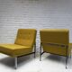 Paire de chauffeuses Knoll Parallel bar