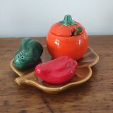 Barbotine Condiment Set