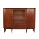 Buffet haut en noyer, design danois, années 1960, production : Danemark