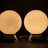 1940s Pair of Art Deco Ceiling or Wall Lights, Czechoslovakia