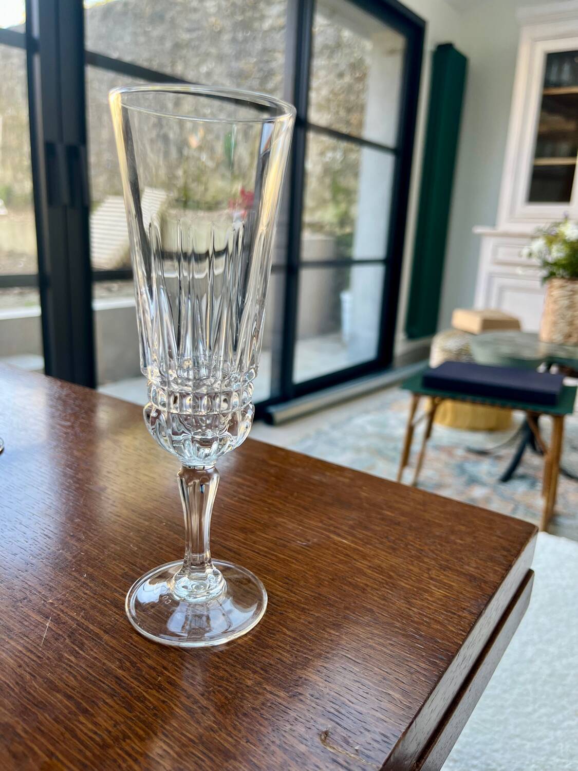 6 Luminarc champagne flutes