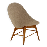 Fauteuil de salon 1960s Miroslav Navratil Shell , Tchécoslovaquie