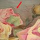 Oil painting on canvas HST Roses Vase signed GUY FAUDOT Pier
