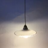 Vintage opaline hanging lamp