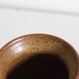 Vintage stoneware vase signed