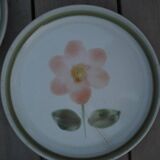 9 Sarreguemines plates, Régine model (Rare)