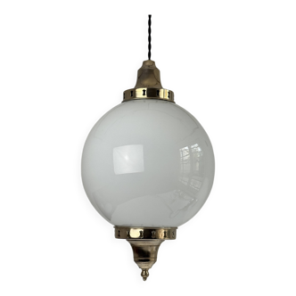 Vintage 23 cm xl opaline pendant light