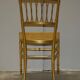 Spencer family gilded wooden bergère bench chair