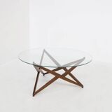 Angelo Ostuni coffee table with a sculptural base.