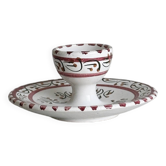 Coquetier en céramique peint à la main