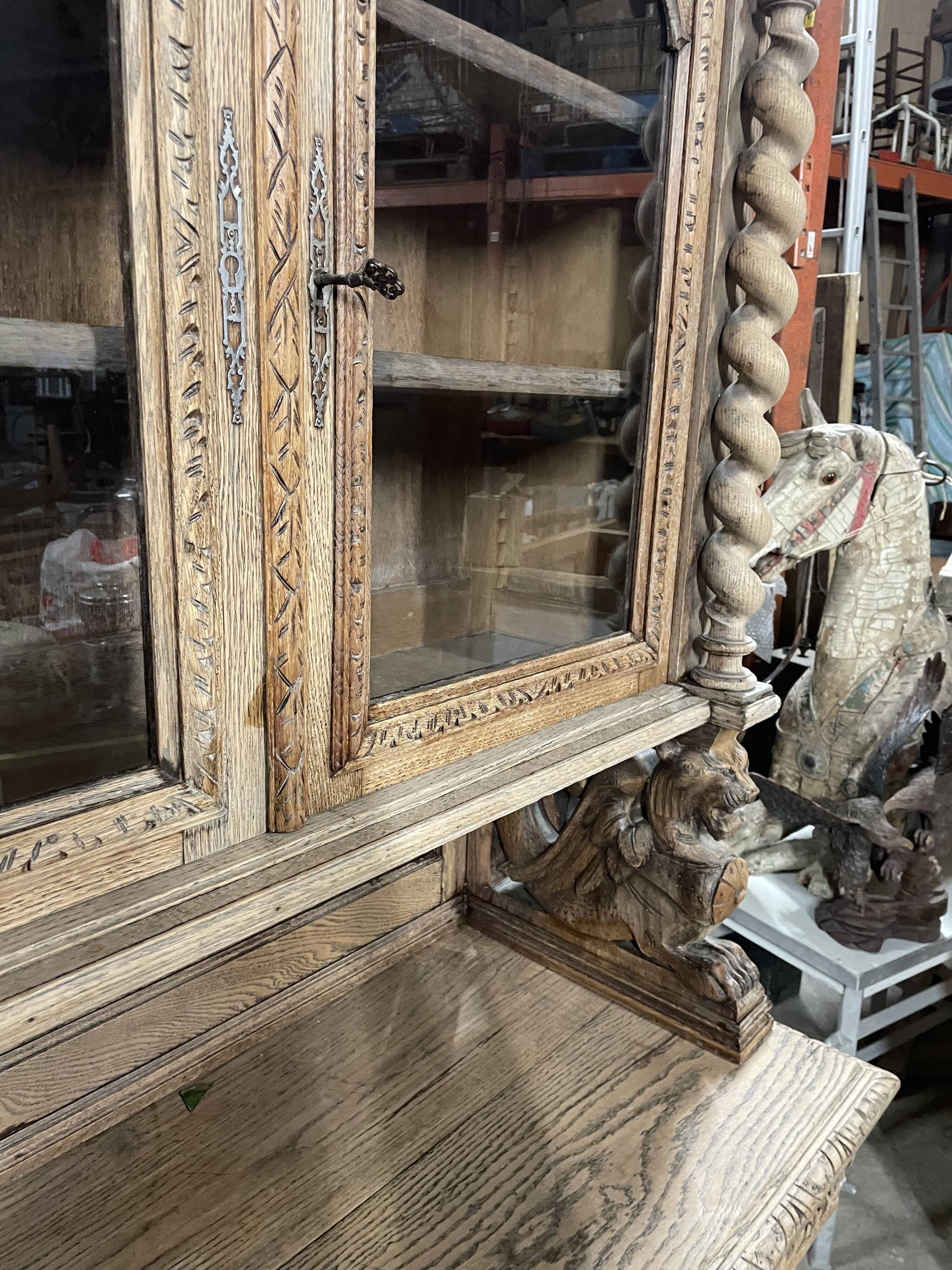 Hunting buffet with 2 bodies