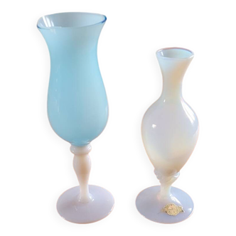 Lot Vase Opaline
