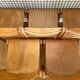 Set of 5 MMO chairs in thermoformed wood - circa 1980.