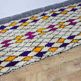 Tapis berbère losanges coloré 190 X 100 CM