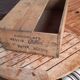 Caisse en bois chocolat Nestlé