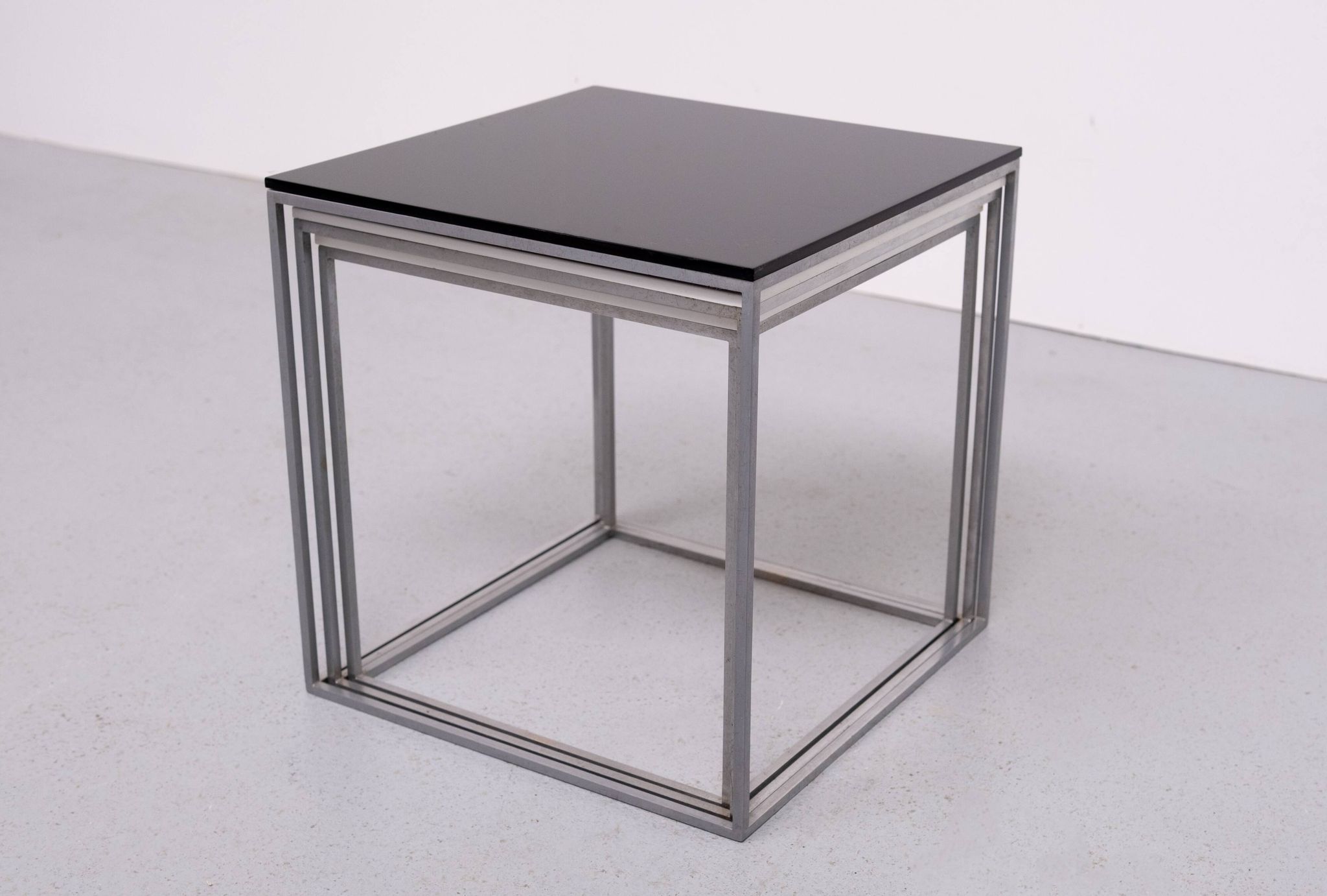 Nesting Tables model PK-71 designed by Poul Kjærholm. by E. Kold Christense