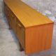 Enfilade scandinave en bois blond 1960