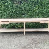 Oak draper's table 3 m