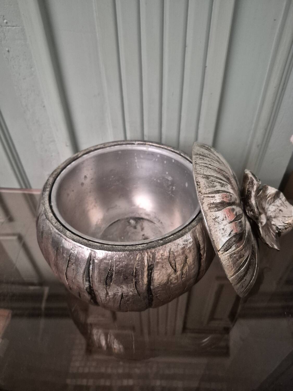 Vintage pumpkin ice bucket Mauro Manetti