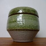 Danish Studio Ceramic Bowl with Lid by Noomi Backhausen for Soholm Stentoj, 1960s