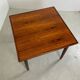 Square dining table in palisander by Lübke, 1960