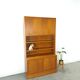 Meuble en teck design danois Poul Hundevad avec compartiments Lp, vintage