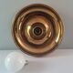 Italian brass wall lamp, diam. 39 cm