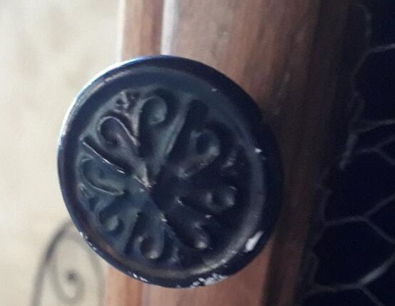 Oak country wall cabinet