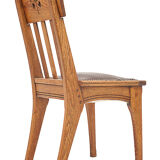Set of 6 Art Nouveau chairs by Léon Jallot