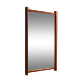 Teak framed mirror by Aksel Kjersgaard