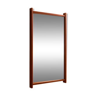 Miroir encadré en teck par Aksel Kjersgaard