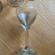 Set of 6 thick antique wine glasses