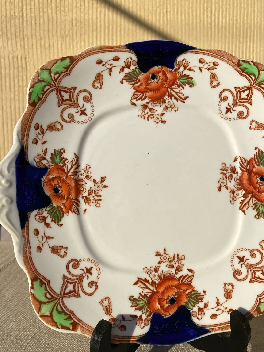 Antique stone china plate