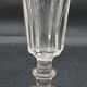 3 crystal champagne flutes