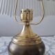 Lampe vintage opaline et doré