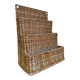 Vintage wicker wall basket