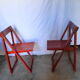 Pair of folding chairs, 60s