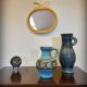 Rattan apple mirror