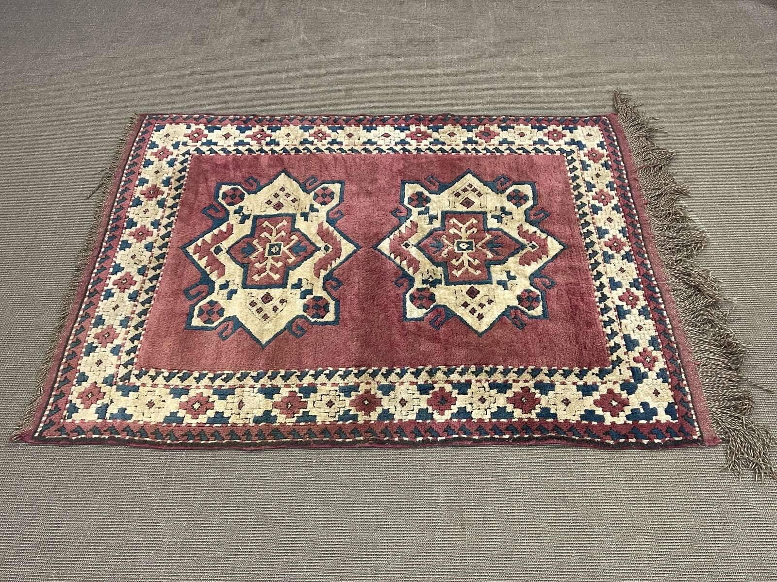 Iranian handmade wool rug