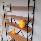 Bibliotheque string sur pieds années 50