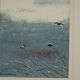 Oil on Canvas “Orrtupparna Samlas” by Bruno Wiklund,Vintage & Framed 61x53cm