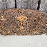 Old centerpiece cup empty pocket in natural cork vintage